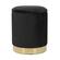 Zoe Black Velvet Storage Ottoman by TOV Furniture