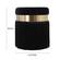 Melody Black Tasseled Ottoman by TOV Furniture