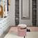 Melody Blush Tasseled Ottoman by TOV Furniture