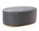Scarlett Gray Ottoman by TOV Furniture