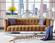 Bea Cognac Velvet Sofa by TOV Furniture