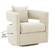 Kennedy Cream Swivel Chair by TOV Furniture