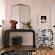 Ada Black Brushstroke Pattern Velvet Chair by TOV Furniture