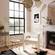 Sloane Cream Velvet Chair by TOV Furniture