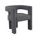Sloane Dark Gray Velvet Chair by TOV Furniture