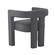 Sloane Dark Gray Velvet Chair by TOV Furniture
