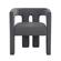 Sloane Dark Gray Velvet Chair by TOV Furniture