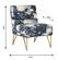 Kelly Floral Velvet Chair by TOV Furniture