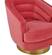 Canyon Hot Pink Velvet Swivel Chair by TOV Furniture
