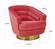 Canyon Hot Pink Velvet Swivel Chair by TOV Furniture