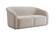 Yara Pleated Beige Velvet Loveseat by TOV Furniture
