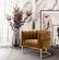 Magnolia Cognac Velvet Chair by TOV Furniture
