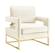 Avery Cream Velvet Chair by TOV Furniture