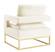 Avery Cream Velvet Chair by TOV Furniture
