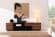 Modern TV015 Walnut and Black Laquer by J&M Furniture
