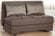 Twist Beyza Astoral Light Brown Loveseat Sleeper by Bellona