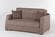 Valerie Redeyef Brown Loveseat Sleeper by Bellona