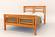 Cable Crossing Wood Bed w/High Footboard by Vermont Furniture Designs