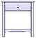 Craftsman 1-Drawer Low Nightstand by Vermont Furniture Designs