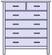 Craftsman 6-Drawer High Dresser by Vermont Furniture Designs