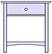 Craftsman 1-Drawer Wide Nightstand by Vermont Furniture Designs