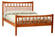 Glascow Wood Bed w/High Foot by Vermont Furniture Designs