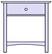 Horizon 1-Drawer Wide Nightstand by Vermont Furniture Designs