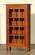Mission Wood 1-Door Bookcase w/Glass Doors by Vermont Furniture Designs