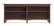 Mission Wood Console Bookcase by Vermont Furniture Designs