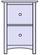 Mission Wood 2-Drawer File Cabinet by Vermont Furniture Designs
