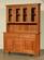 Mission Wood Hutch Top w/Glass Doors by Vermont Furniture Designs
