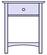 Mission 1-Drawer High Nightstand by Vermont Furniture Designs