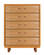 Skyline Wood 5-Drawer Wide Dresser by Vermont Furniture Designs