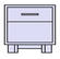 Skyline Wood 1-Drawer Wide Nightstand by Vermont Furniture Designs