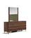 Nova Domus Calabria Modern Walnut Mirror by VIG Furniture