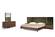 Nova Domus Calabria Modern Walnut & Green Velvet Bedroom Set by VIG Furniture