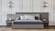 Nova Domus Enzo Italian Modern Grey Oak & Fabric Bed w/ Nightstands by VIG Furniture