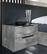 Nova Domus Ferrara - Modern Volcano Oxide Grey Nightstand by VIG Furniture