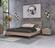 Nova Domus Boston - Modern Light Oak & Brushed Stainless Steel Bed by VIG Furniture