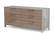 Nova Domus Boston - Modern Brown Oak & Brushed Stainless Steel Dresser by VIG Furniture