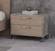 Nova Domus Boston - Modern Brown Oak & Brushed Stainless Steel Nightstand by VIG Furniture