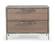 Nova Domus Boston - Modern Brown Oak & Brushed Stainless Steel Nightstand by VIG Furniture