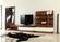 Modrest Jefferson Modern Walnut & White High Gloss TV Unit by VIG Furniture
