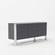 Modrest Fauna - Modern Elm Grey & Stainless Steel Buffet by VIG Furniture