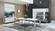 Modrest Fauna - Modern White High Gloss & Stainless Steel Buffet by VIG Furniture