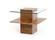 Modrest Clarion Modern Walnut & Glass End Table by VIG Furniture