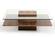 Modrest Clarion Modern Walnut & Glass Coffee Table by VIG Furniture