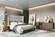Modrest Heloise - Contemporary Grey Fabric & Walnut Trim Bed by VIG Furniture