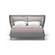 Modrest Jolene - Eastern King Dark & Light Grey Leatherette Bed by VIG Furniture