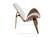 Modrest Warren Modern White & Walnut Accent Chair by VIG Furniture
